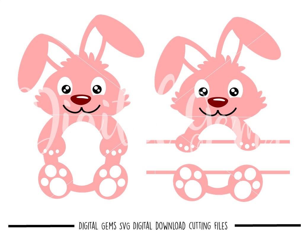 Download Bunny Rabbit Easter svg / dxf / eps / png files. Digital ...