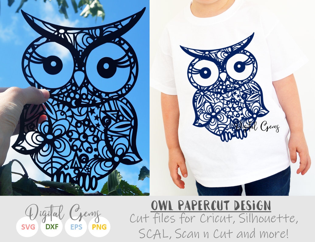 Download Owl paper cut svg / dxf / eps / files and pdf / png ...