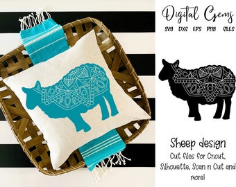 Sheep / Lamb svg / dxf / eps / png files. Digital download. Compatible with Silhouette, Cricut, SCAL, Scan n Cut.