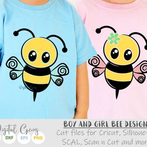 Mr and Mrs Bee designs. svg / dxf / eps / png files. Digital download. Compatible with Silhouette, Cricut, SCAL, Scan n Cut and more!
