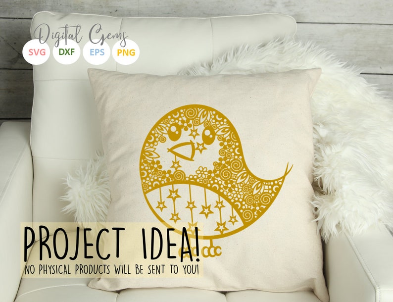 Download Christmas Robin Bird paper cut svg / dxf / eps / files and ...