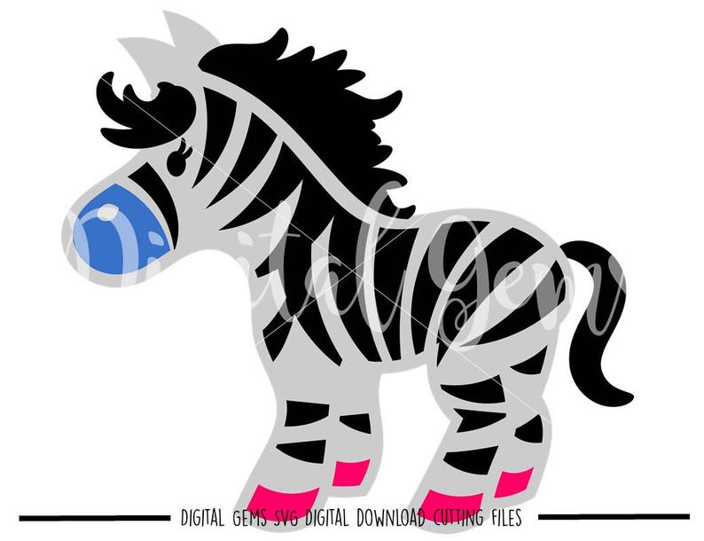 Download Zebra svg / dxf / eps / png files. Digital download. | Etsy