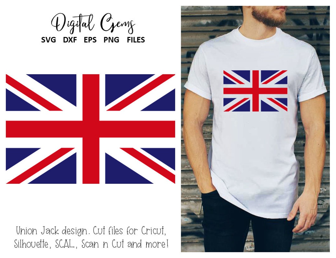 Union Jack, British Flag Svg / Dxf / Eps / Png Files. Digital Download ...