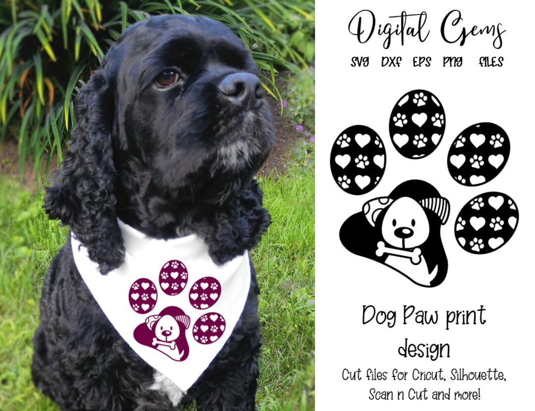 Dog Design. Svg / Dxf / Eps / Png Files. Digital Download. Compatible ...