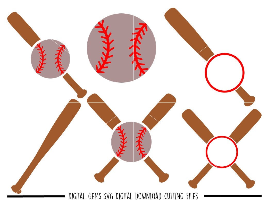 Download Baseball svg / dxf / eps / png files. Digital download. | Etsy