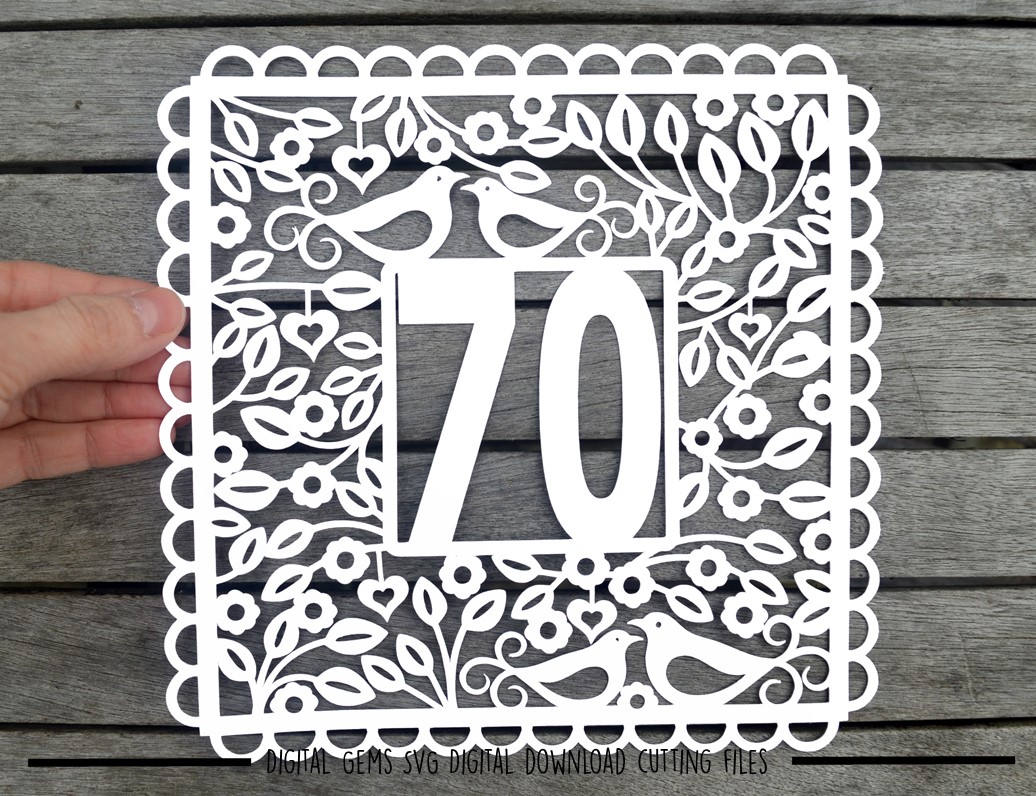 Birthday Paper Cut Designs. Svg / Dxf / Eps / Png Files and Pdf / Png ...