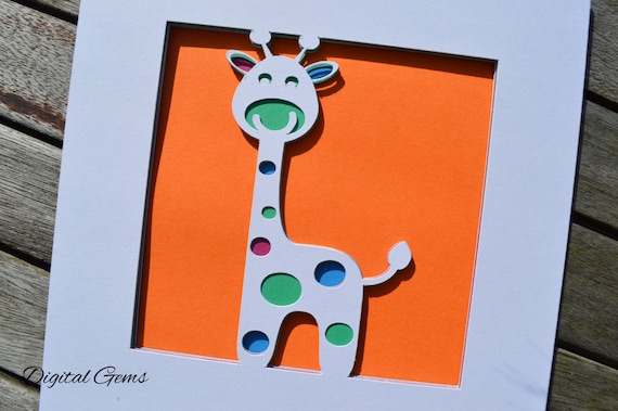 Download Giraffe Layered Svg Cutting File For Cricut Design Space Etsy