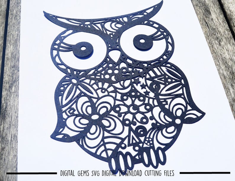Download Owl paper cut svg / dxf / eps / files and pdf / png ...