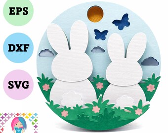 Eater Bunny Rabbits SVG – Digital Download