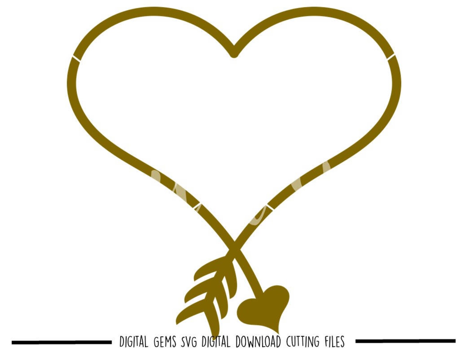 Corazón svg / dxf / eps / png archivos. Descarga digital. | Etsy