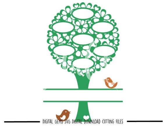 Download Family Tree Blank Tree svg / dxf / eps / png files ...