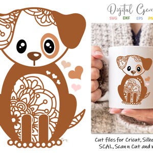 Dog Svg / Dxf / Eps / Png Files. Digital Download. Compatible With ...