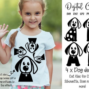 Dog designs svg / dxf / eps / png files. Digital download. Compatible with Silhouette, Cricut, SCAL, Scan n Cut etc.