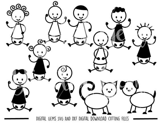 Download Free Svg Stick Family File For Cricut