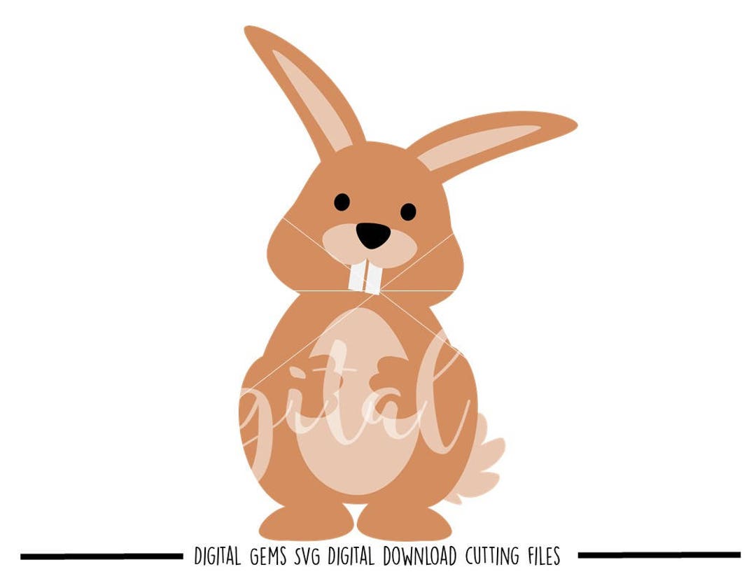 Bunny Rabbit Svg / Dxf / Eps / Png Files. Digital Download. Compatible ...