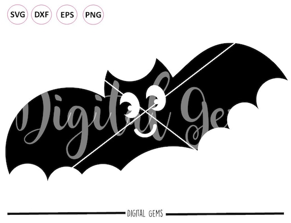 Download Bat Halloween Svg Dxf Eps Png Files Download Etsy SVG, PNG, EPS, DXF File