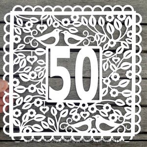 Birthday Paper Cut Designs. Svg / Dxf / Eps / Png Files and Pdf / Png ...