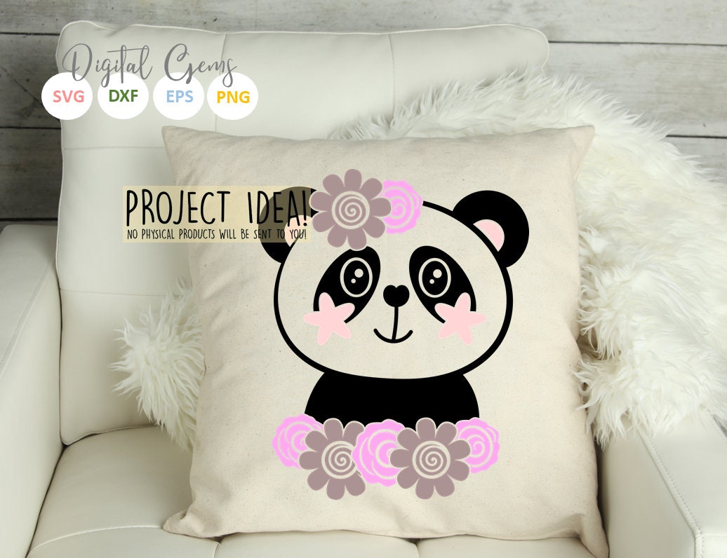Panda Designs. Svg / Dxf / Eps / Png Files. Digital Download. | Etsy