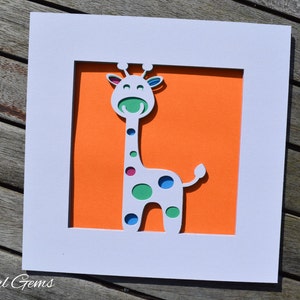 Giraffe Layered SVG Cutting File For Cricut Design Space / Silhouette Studio Designer Edition Software, Digital Download, Commercial Use OK