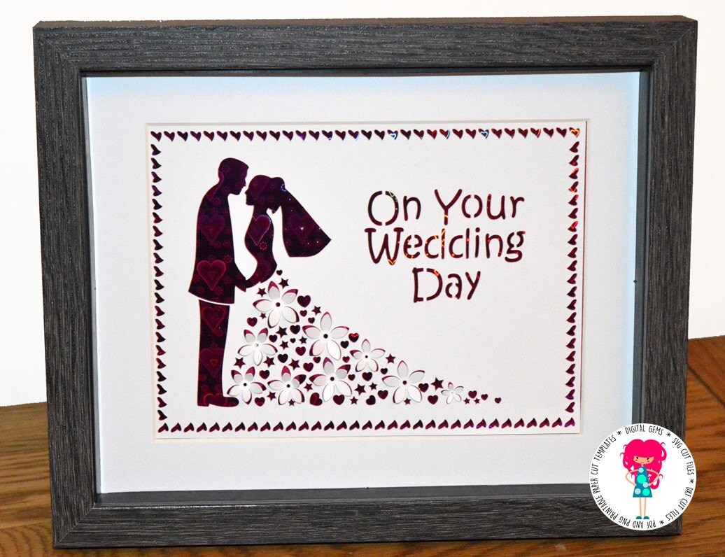 3D Wedding Svg / Dxf / Eps / Files and Pdf / Png Printable Templates ...