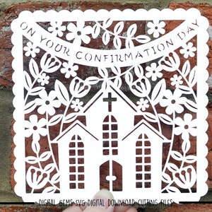 Arquivos svg / dxf / eps de corte de papel de confirmação e modelos imprimíveis em pdf / png para corte manual. Baixar digitais. Pequeno uso comercial ok.