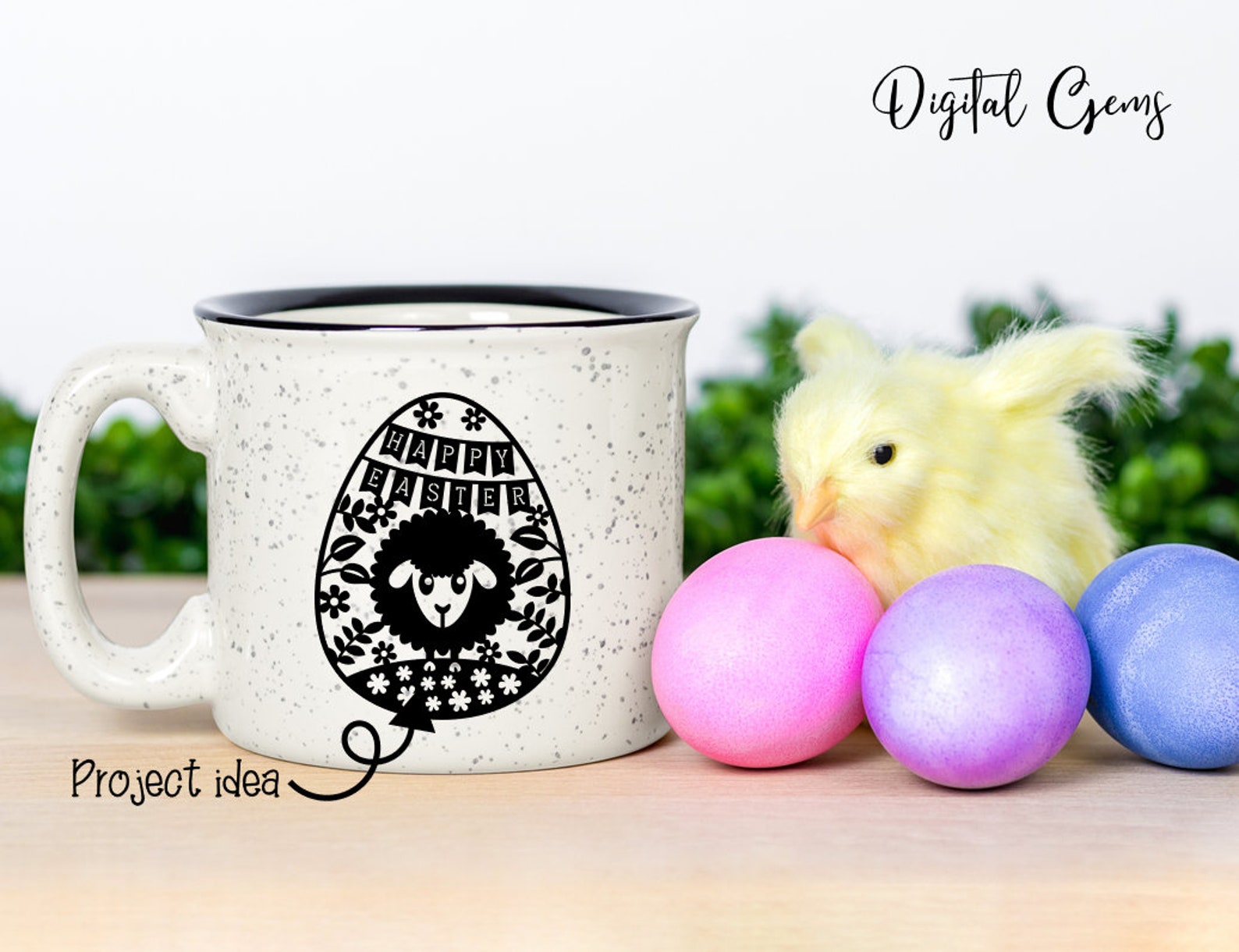 Easter Egg, Lamb Paper Cut Design. Svg / Dxf / Eps / Png Files and Pdf ...