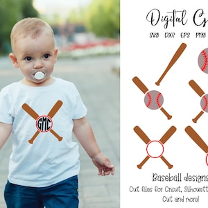Baseball design svg / dxf / eps / png files. Digital download. Compatible with Cricut, Silhouette, Scal, Scan n cut etc.