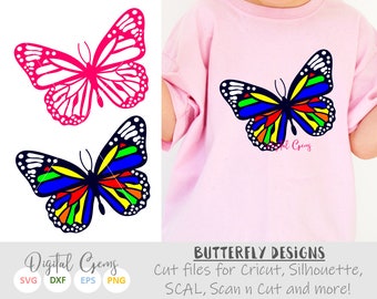 Butterfly svg / dxf / eps / png files. Digital download. Compatible with Cricut and Silhouette machines. Small commercial use ok.