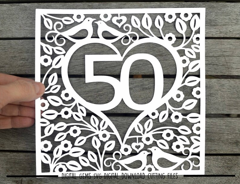 Small commercial use ok. Digital download Birthday paper cut svg dxf eps files and pdf png printable templates for hand cutting