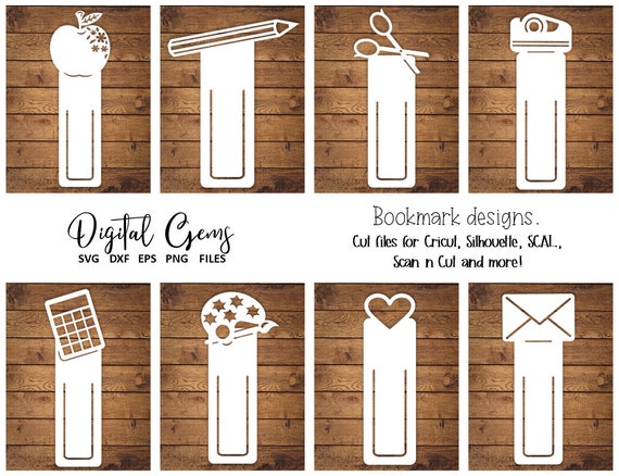 Download Bookmark School Teacher Designs Svg Dxf Eps Png Files Etsy