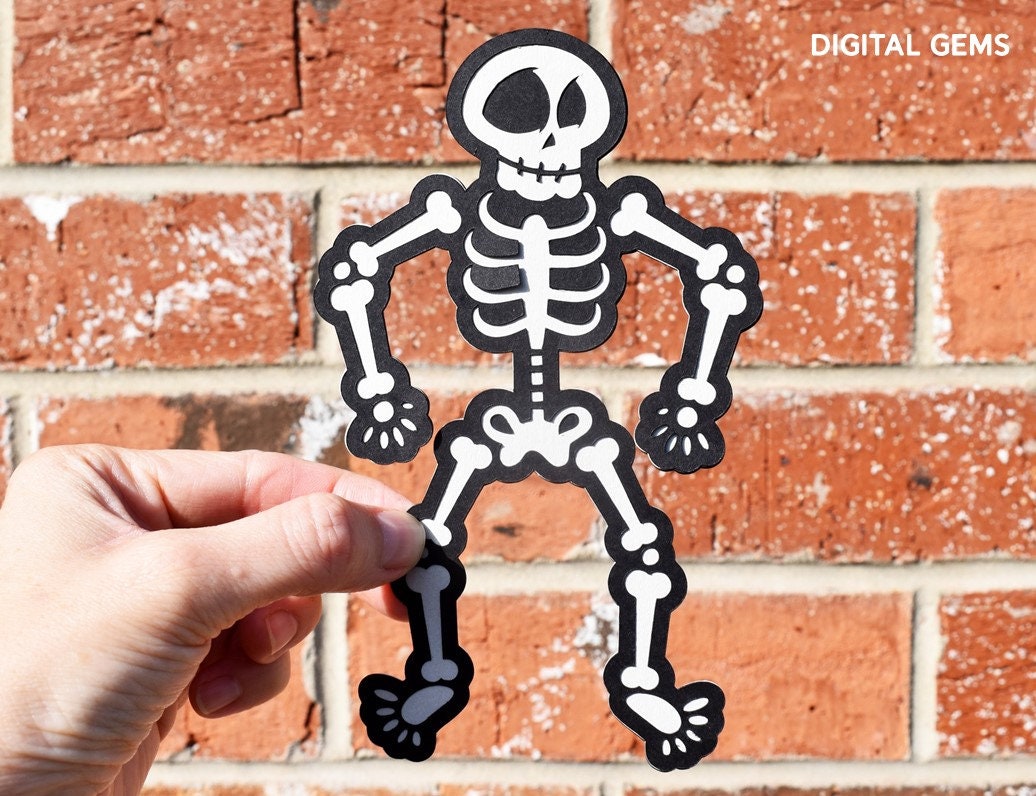 Skeleton Reminder Skeleton Bookmark Svg / Dxf / Eps / Png Files. Digital Download. Works ...