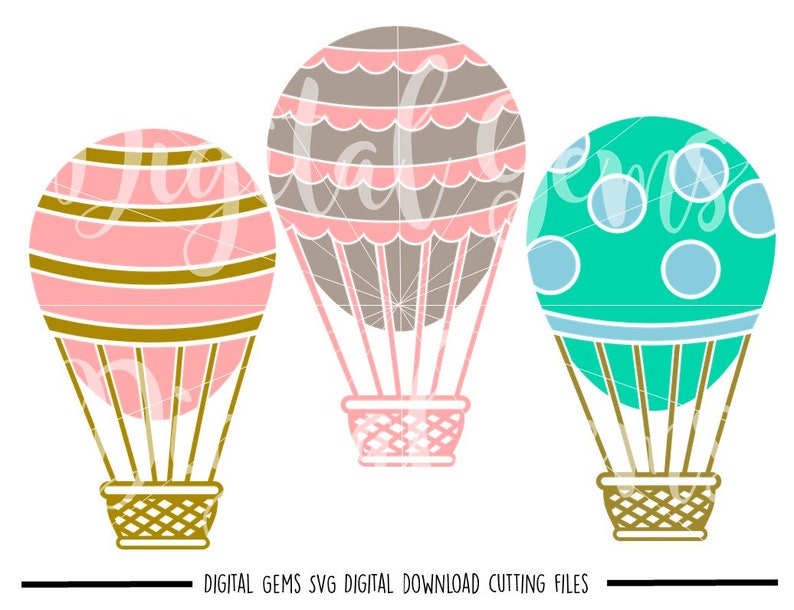 Download Hot air balloon svg / dxf / eps / png files. Digital ...