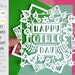 Happy Mothers Day paper cut design. svg / dxf / eps / files and pdf / png print out templates for hand cutting. Digital download.