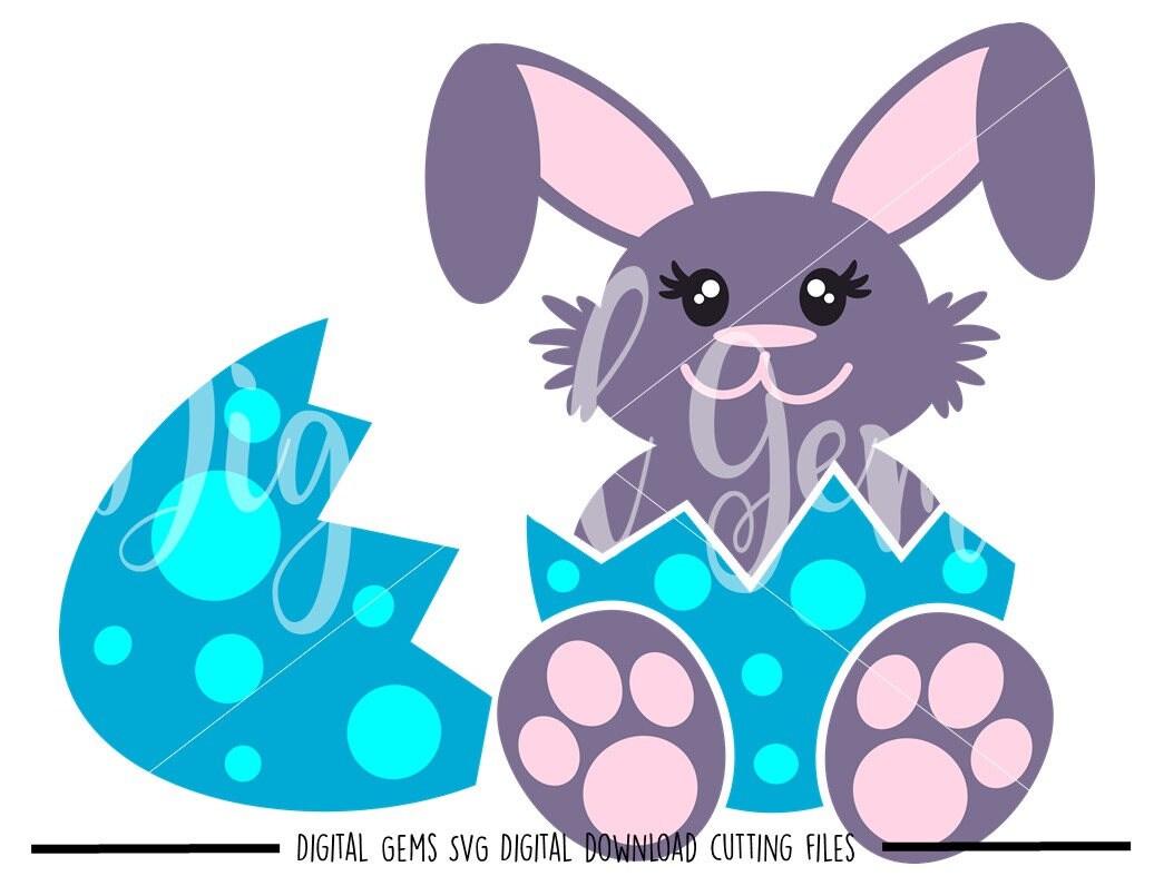 Download Easter Bunny svg / dxf / eps / png files. Digital download ...