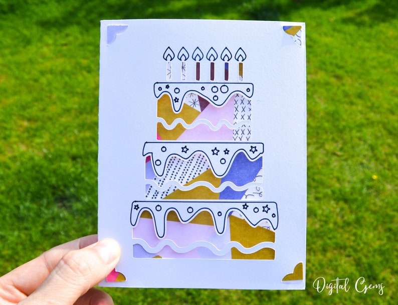 Download Birthday card bundle svg / dxf / eps files. Digital ...