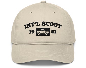 Scout 80/800 Half cab - sport graphic dad hat - Birthday gift, International Harvester