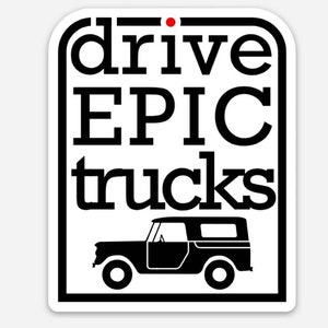 Drive Epic Trucks magnet - IH Scout 80/800 & Scout 2  - Birthday gift, International Harvester