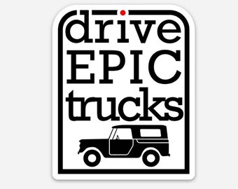 Drive Epic Trucks magnet - IH Scout 80/800 & Scout 2  - Birthday gift, International Harvester