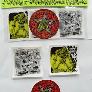 Bill Hauser Art Sticker Pack - 3 sticker set