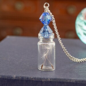 Wish Necklace, Wish Dandelion Pendant, Dandelion Jewelry, Nature Jewelry,  Gift For Wife, Mom Gift