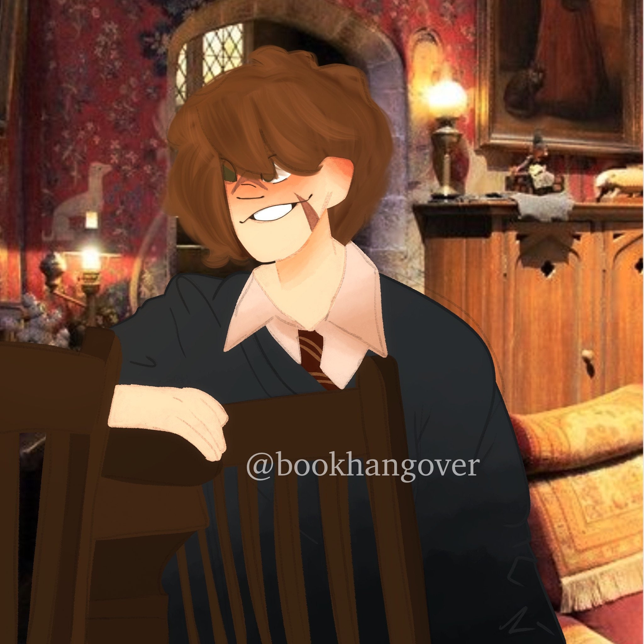 Remus Lupin Fanart Digital Download Etsy