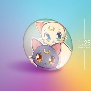 Sailor Moon Pinback Button Set image 3