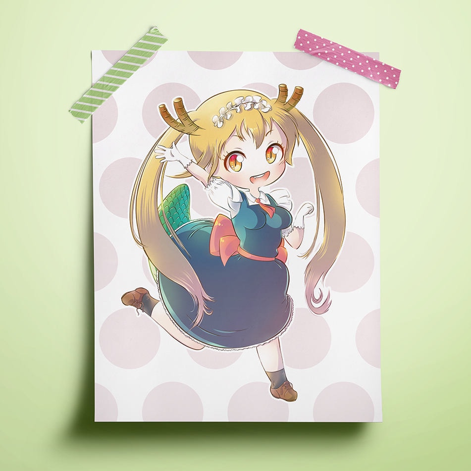 miss kobayashi's dragon maid card sleeves Miss Kobayashi's Dragon Maid Deck Case Sleeve Deck Shield, Protective  Sleeves main image 0