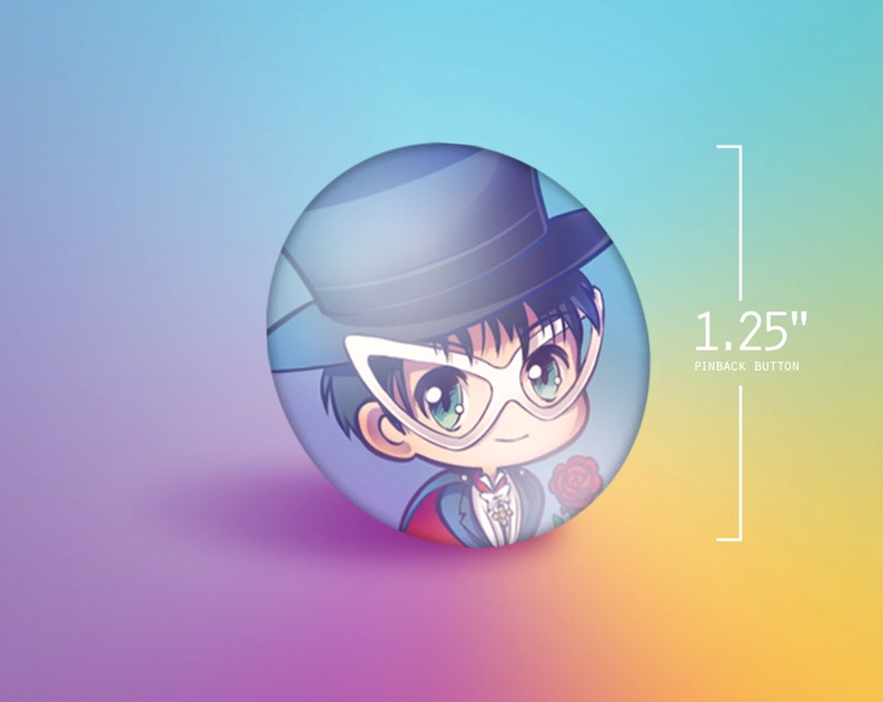 Sailor Moon Pinback Button Set image 5