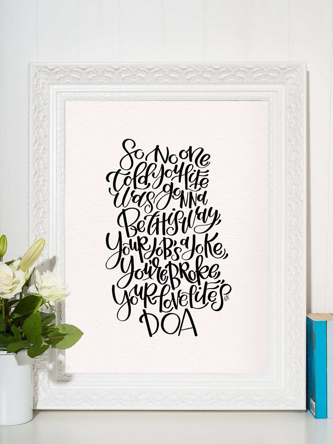 Friends I'll Be There for You Song Lyrics Art Print - Etsy