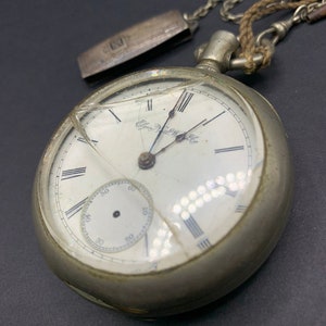 Elgin Pocket Watch with FOB and Key
