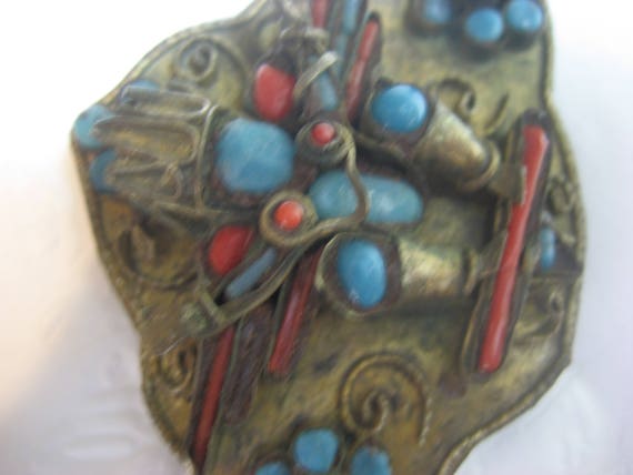 Vintage Brooch India Probably hand made - image 5