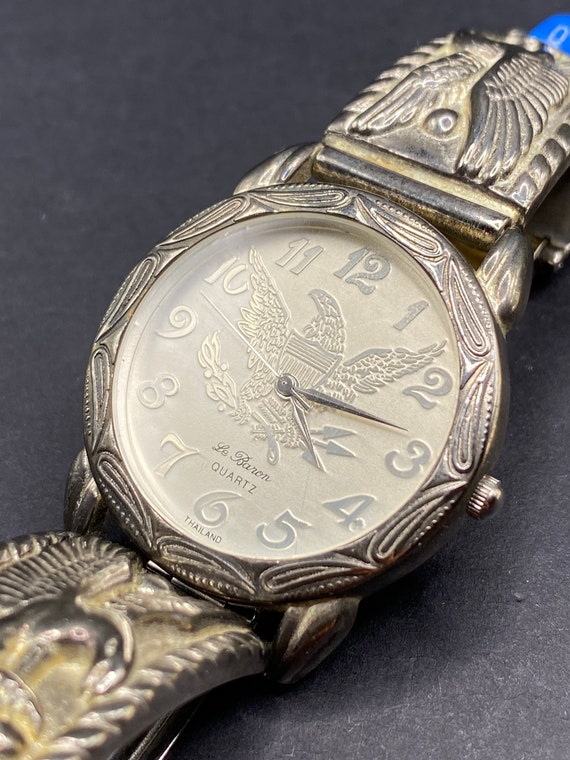 Vintage Le Baron Watch with Eagle Quartz 1980's