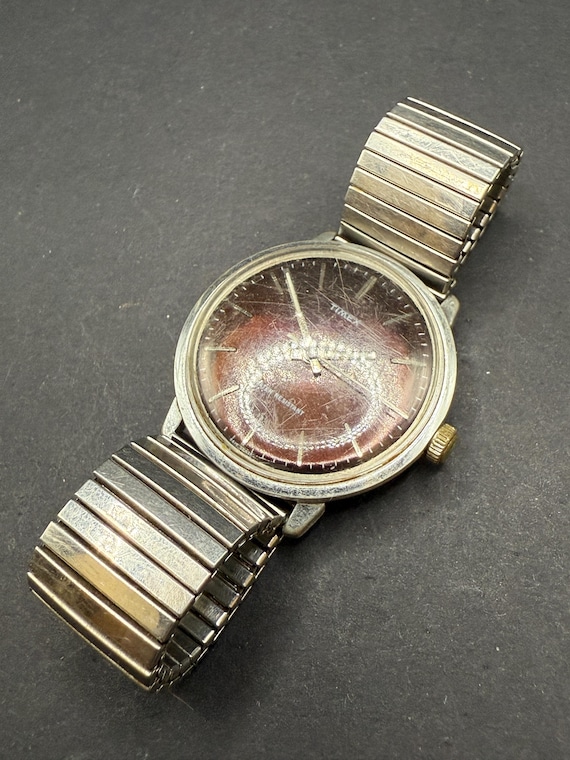 Chocolate Dial Timex Wristwatch