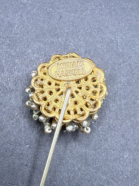 Miriam Haskell Brooch - image 4